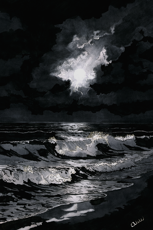 Black Seascape